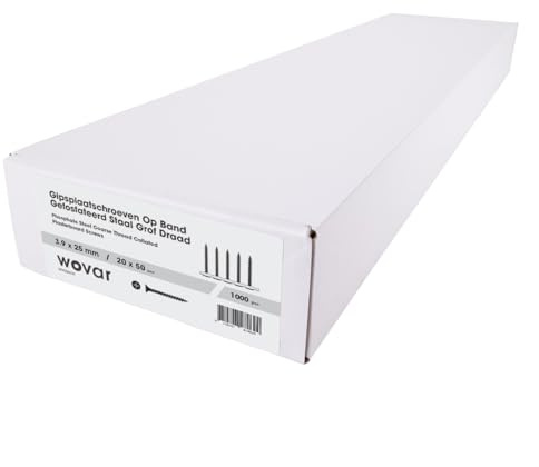 Schnellbauschrauben Gegurtet mit Grobgewinde 3,9 x 25 mm - 1000 Stück