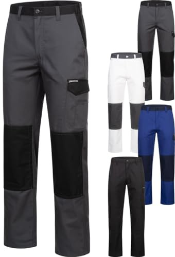 Safetytex Twill Arbeitshose Bundhose mit Knietaschen | Strapazierfähiges Material, Cargo-Design, viele Aufbewahrungsmöglichkeiten, bequemer Schnitt, ideal für Handwerk und Montage