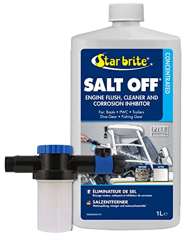 STAR BRITE Salt Off Concentrate with Applicator, Salt Remover, Engine Flush, Cleaner and Corrosion Protection Agent