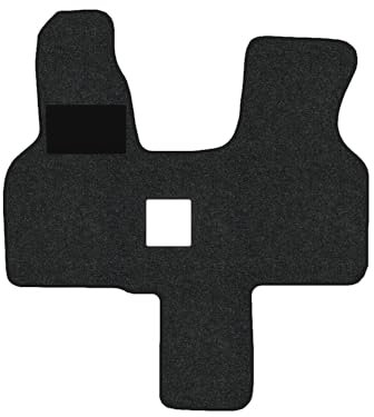 Fußmatten passend für VW T4 Typ 70, 7D 2-Sitzer Schaltgetriebe (Baujahr 1990-2003), Hit anthrazit | 1-TLG | Umrandung schwarz