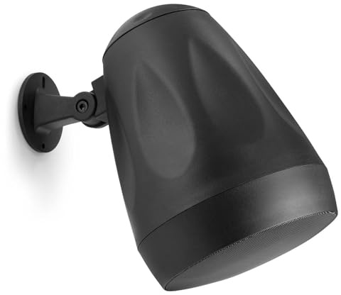 Power Dynamics PDS65B Enceinte à Suspendre 100 V/80W - Noir, Haut-Parleur 2 Voies, Montage au Mur/Plafond, ABS Robuste, Idéal pour Les Salles de Conférence et Evènements Intérieur comme Extérieur