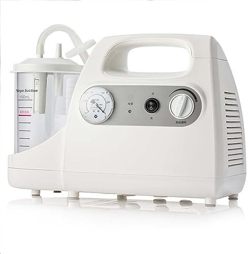 DPDZSW Machine Portative Sécrétion Mucus, Unité D'aspiration électrique Mucus D'expectoration pour Absorber Liquide Visqueux, Adaptée Aux Personnes âgées Et Aux Enfants