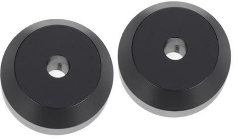 OSALADI 2pcs Vinyl Record Adapter Aluminum Turntable Accessory for Record Players