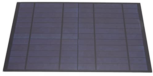 LOCADENCE 10W Tragbares Solarpanel, 6V Polykristallines Silizium 1660mA Solarbatterie Ladeplatte für Camping, Handy, Tablet, Solar Rasenlampe, Kunsthandwerk