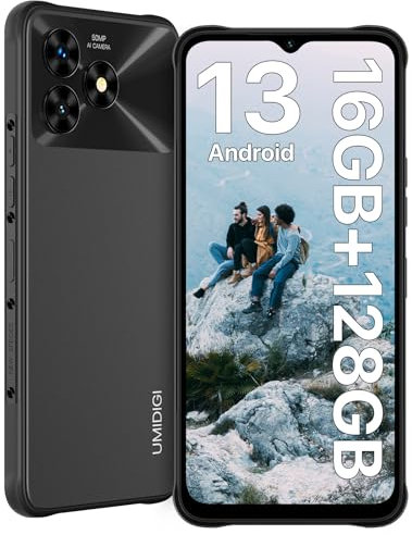 UMIDIGI G5 Mecha Waterproof Rugged Smartphone, 16GB RAM +128GB/1TB, 50MP Mobile Phones, 6.6 HD+, IP68/69K Rugged Phones, Dual SIM Unlocked Android Phone, Octa-Core, Face ID/OTG/GPS