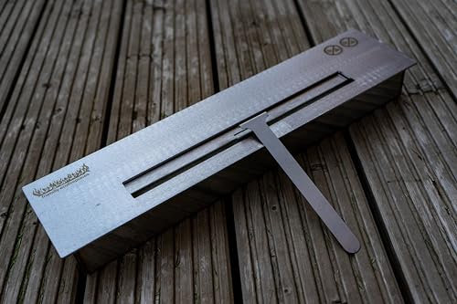 Bio ethanol burner container firebox fire with wool insert adjustable lid 1.8l