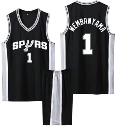 Tenue Basket Enfant Adulte, Maillot Basket Homme 2 Pièces Ensemble Basket Enfant, Maillot Sans Manches + Pantalon Court Enfants/Adulte,Pop Basket Maillots Basketball Jersey et Short