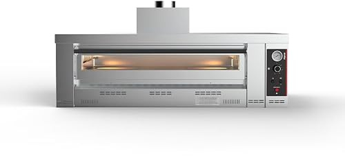 Four Pizza Gaz Professionnel FLAME 1 Chambre - 6 Pizzas 20 Kw - PizzaGroup