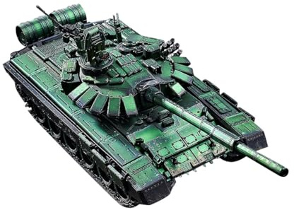 CreativeBlocker 1/48 T-72B3 - Set di puzzle in metallo 3D, set da costruzione militare, puzzle in metallo per adulti, set da costruzione, regalo per Natale compleanno (304 pezzi)