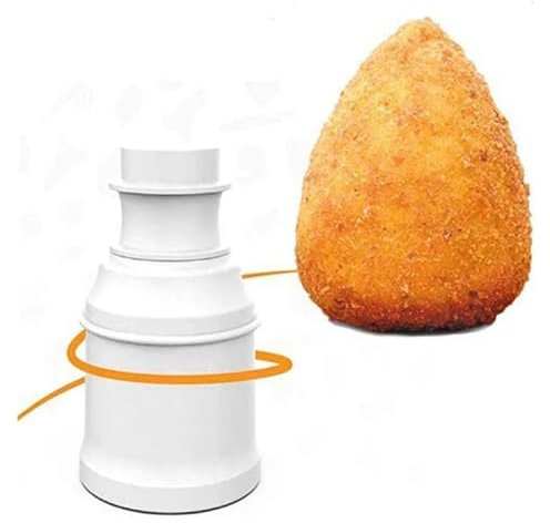 BVMKNI Arancini Maker Sushi Tool Fai da Te Fatto a Mano Bento Rice Ball Stampo in plastica Cibo Italiano Fatto in casa Stampo for polpette Accessori da Cucina(Pointed)