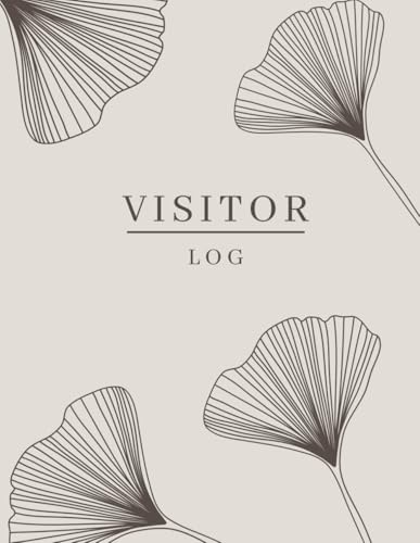 Company Visitor Log Book: Corporate Sign In/Out Register Including Pass Number Column For 100 Visitors [With Name, Phone Number/Email, Company ... Cover Book Makes Tracking Office Guests Easy