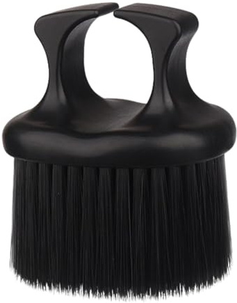 Bartbürste – Fade-Pinsel | Friseurbürste | Schnurrbartpinsel | Knöchelbürste für Friseure | Professionelle Friseurbürste | Schnurrbartkämme-Pflegewerkzeug mit Fingerringgriff zum Friseur