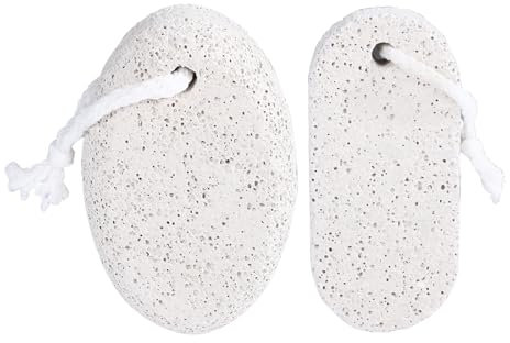 Pumice Stone Foot Care, Pumice Stone Callus Remover for Calluses and Skin Hardening Removal for Feet and Hands, Natural Lava Stone Foot Care Pack of 2