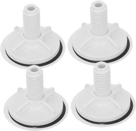 NUOBESTY 4pcs Tap Hole Blanking Plug Sink Hole Cover for Kitchen Sink Plastic Anti-Rust Easy Installation