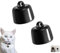 Mini-Haustierortungsgerät für Katzen – Weltweit Standortverfolgung via App– Ohne monatliche Gebühren – Robust, wasserdicht, passend zu jedem Halsband​ (Dunkel - 2Stück)