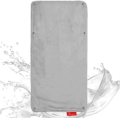 doyandader Heizmatte für Katzen, wasserdicht, wärmend, für den Innenbereich, wiederaufladbar, wasserdicht, 58 x 28 cm, für Katzen, Hunde, für Innenbereich, Reisen, kaltes Wetter, Winter, Haus
