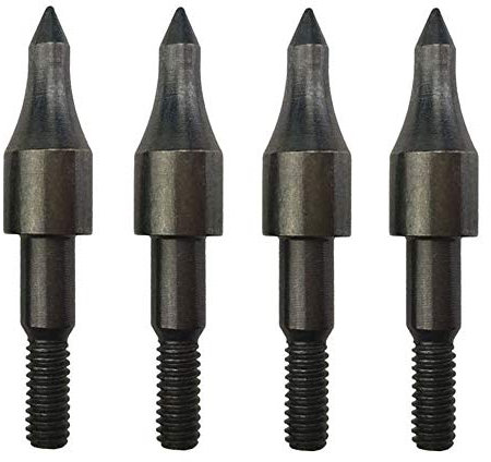 SHARROW 24 Stück Bogenschießen Pfeilspitzen 100 Grains Projektilspitzen Jagdspitzen Broadheads Feldpunkte Pfeil Tipps für Carbonpfeile und Bogen (Typ 1)