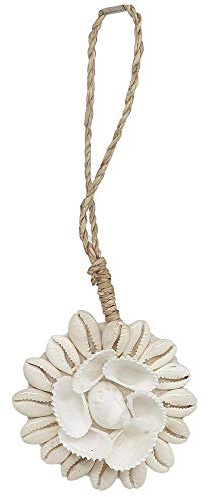 VIE Naturals Design 06 Handgemachte Muschel Hängende Verzierung, 12 cm Länge