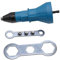 Cordless Rivet Gun Drill Adapter Electric Drill Tool Kit Electric Rivet Nut Riveter Adaptor Insert Nut Hand Power Tool Accessories