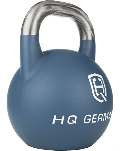 HQ Germany® Competition Kettlebell | 8-36kg | Sets | Edelstahl Griff | ±200g Gewichtstoleranz | Pulverbeschichtet, Gewicht:12KG