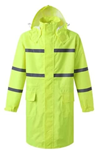 Warnweste Reflektorweste Oxford Stoffsicherheit Jacke fluoreszierende gelbe wasserdichte und winddichten Overalls mit hoher Sichtbarkeit von hoher Sichtbarkeit Sicherheitsweste ( Blue : Grün , Size :