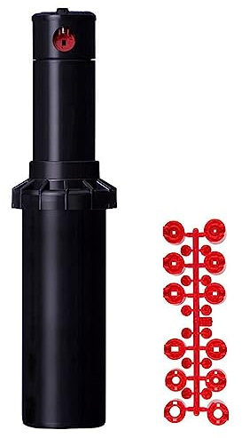 Aspersor Hunter PGP-Adj: Alcance de 6,40 a 15,80 Metros, Rosca 3/4. Ajuste preciso del ángulo de riego - Toberas Incluidas. Aspersor de riego césped emergente PGP-Adj