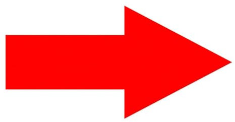 Pfeil Aufkleber Rot 12.5 x 25cm Selbstklebende Pfeile Bodenmarkierung Schild Wegweiser Richtungspfeil Wetterfest Abnehmbar 20 Stück