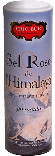 Eric Bur - Sel Rose De L'Himalaya Fin Moulu - Epicerie salée - Saveurs du monde - 125g - Qualité supérieure pour une cuisine raffinée - Le Lot De 4
