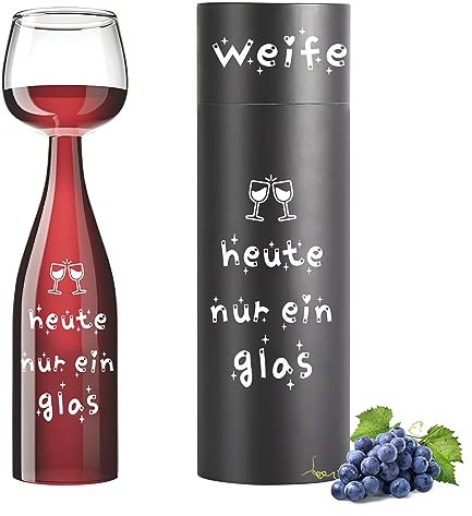 Weifeng Weingläser 750ml Weinglas mit Spruch, Geschenke für Frauen Geburtstag Weinglas Lustig Geschenke für Mama Weihnachtsgeschenke für Frauen Männer Geschenkideen Weinliebhaber
