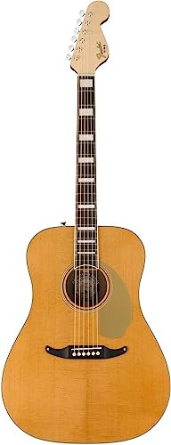 Fender King Vintage Akustikgitarre, Aged Natural