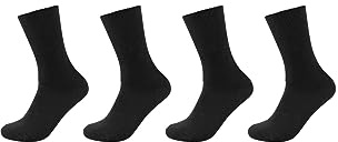 Camano Unisex Diabetikersocken super soft 4er Pack 43/46 black