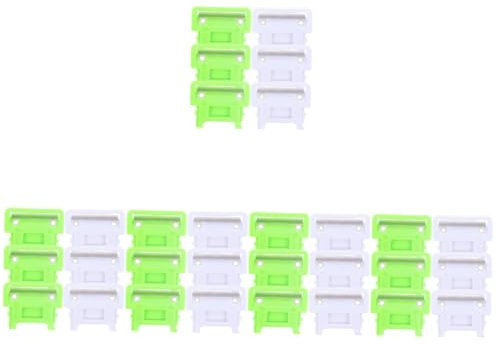 TOPBATHY 30 Pièces Éplucheur De Pommes Lames D'épluche-légumes Portables Accessoires Blancs Couteaux à Éplucher Les Légumes Accessoires D'éplucheur Plastique Patate Carotte