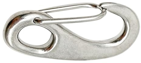 FEEIMOL 100mm Edelstahl Schnapphaken Karabinerhaken Schnellverschluss Karabiner Clips Schlüsselanhänger für Camping Wandern Reisen Outdoor