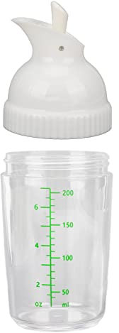 Coctelera Para Aderezo Para Ensaladas, 200 Ml, Mezclador Para Aderezo Para Ensalada, Botellas Agitadoras Para Evitar Fugas, Dispensador De Aceite, Salsas, Frasco Con Tapa Para Suministros(Blanco)