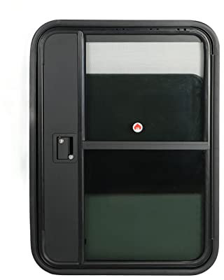 Wohnmobil-T¨¹r, Tropfenf?rmiges Get?ntes Schiebefenster aus Geh?rtetem Glas, Vollst?ndig Abdichtende Anh?ngert¨¹r mit Netz-Sicherheitsschloss Wohnmobil-Anh?nger