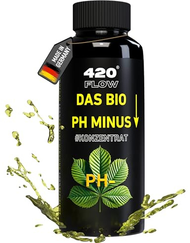 420Flow pH-Regulator Konzentrat – Perfekte pH-Anpassung für Pflanzen, Vegan & umweltfreundlich, fördert Nährstoffaufnahme, für Erde, Kokos & Hydroponik (1000ml)