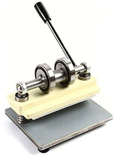 HHEMSTD Leder Prägemaschinen Prägepresse Manuell Stanzmaschine Prägepresse Cutting Embossing DIY Leder Stanzpresse Werkzeug zum Schneiden Verschiedener Materialien