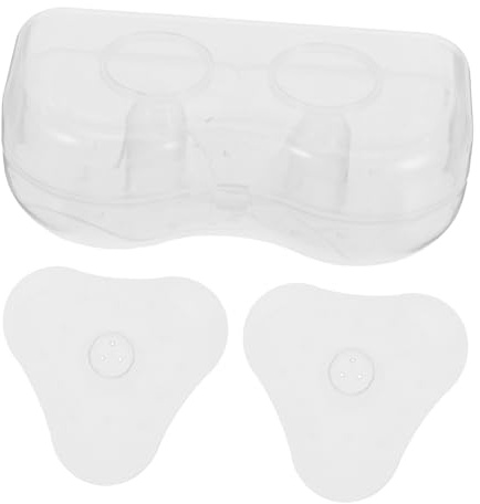 Veemoon Porta Ciuccio in Silicone Morbido Con Protezioni Per Allattamento Coppette Per Maternità Con Comoda Custodia Per Trasporto Per Madri Che Allattano e Ragazza