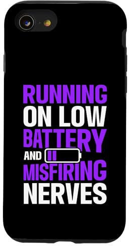 Running On Low Battery And Misfiring Nerves Neuropathy Case for iPhone SE (2020) / 7 / 8
