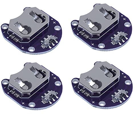 Agwuoetr 8 x Porte-Piles Bouton pour Cr2032 - avec Interrupteur (8 Pièces)