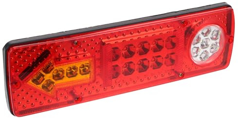 Hemobllo Feu Remorque LED Étanche Multifonction Arrière Stop Clignotant Recul pour Voiture Camion Atv