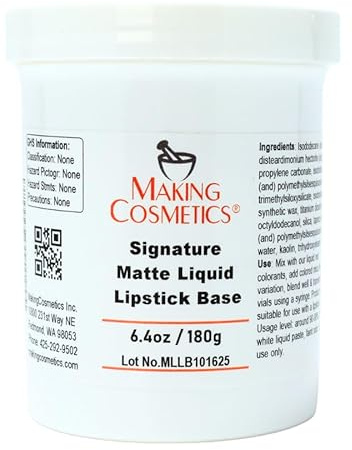 MakingCosmetics - Signature Matte Liquid Lipstick Base - 6.4oz / 180g - Cosmetic Ingredient
