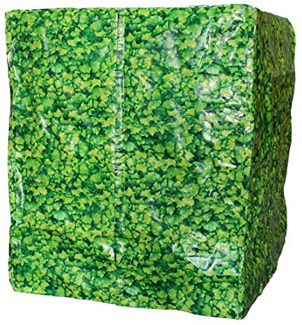 Barrel Trading UV-Schutzhaube Ivy für 1000L IBC Container | UV-beständig, Efeu-Motiv, für IBC Tanks
