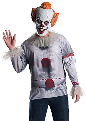 Rubie's Es-Kostüm-Set für Herren Horror-Figur weiss-rot-grau