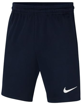 Nike Unisex-Child Dri-fit Park Shorts, Obsidian/Obsidian/White, M