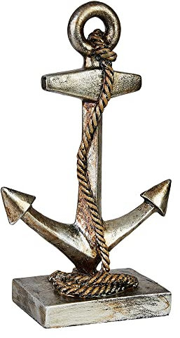 Hansmeier Anchor Decorative Figure (23 x 14 x 7 cm)