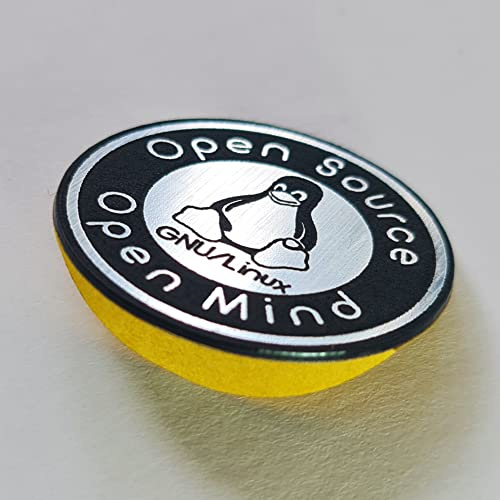 GNU Linux Sticker Case Badge Decal Chrome Reflective