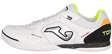 Joma Top Flex 2342 IN TOPS2342IN, Mens Indoor Football Trainers, White, 42 EU