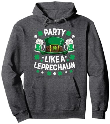 Chope à bière Party Like A Leprechaun pour la Saint-Patrick pour homme et femme Sweat à Capuche