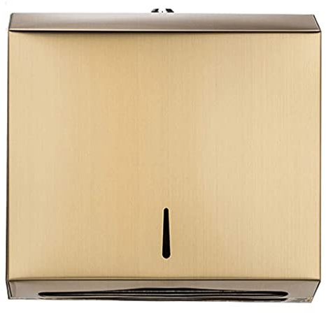 LIOONS robust Papiertuchspender Handtuchspender an der Wand befestigter Edelstahl 304 mit Verschluss-Handtuch-Papierhandtuchspender, Toilettenpapierhalter Hohe Kapazität